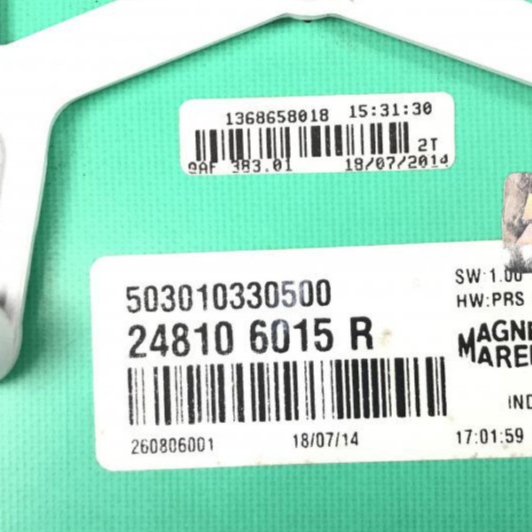 Painel Instrumento Renault Clio 2012 A 2016 1.0 Ecodrive Oem