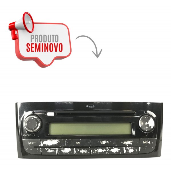 Rádio Multimidia Fiat Linea Punto 1.9 16v 2010 2011 2012 Oem