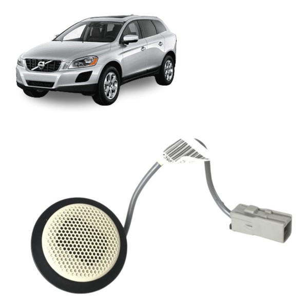 Microfone Alto Falanate Bluetooth Volvo Xc60 T6 2013 14 2015 Amarelo