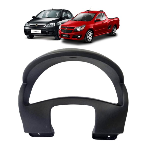 Acabamento Painel Instrumento Gm Corsa Montana 2010 11 2012 Amarelo