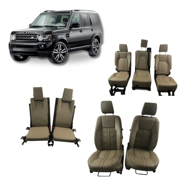 Jogo De Banco Discovery 4 3.0 2011 12 13 14 2015 C/detalhe Amarelo