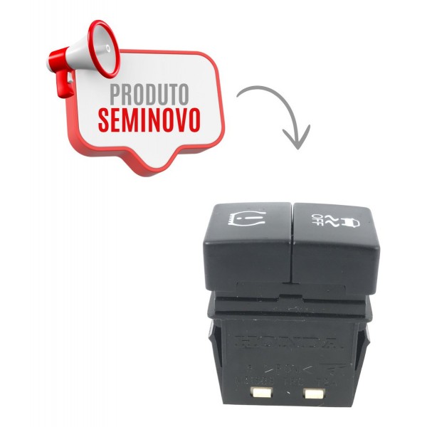Botão Off Estabilidade Honda Wrv- 1.5 2018 Á 2021 Amarelo
