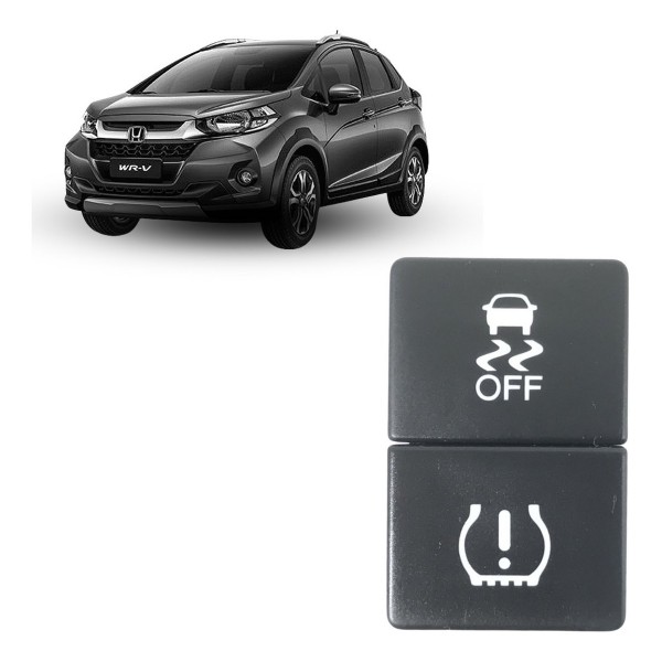 Botão Off Estabilidade Honda Wrv- 1.5 2018 Á 2021 Amarelo