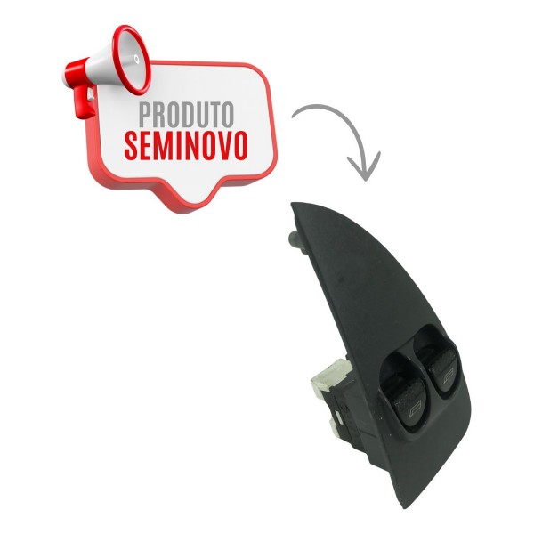 Botão Comando Vidro Duplo Fiat Palio Stada Siena 2001 Á 2006