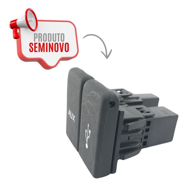 Entrada Usb Aux Honda City Fit 2015 216 2017 2018 2019 2020 Amarelo