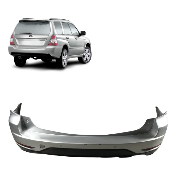 Parachoque Traseiro Subaru Forester 2.5 2008 2009 C/detalhe