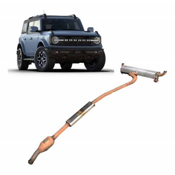 Escapamento Completo C/catalisador Ford Bronco 2.0 2023 2024