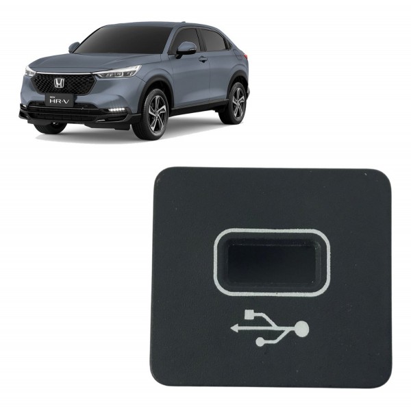 Moldura Botão Usb Honda Hr-v 1.5 2022 2023 2024