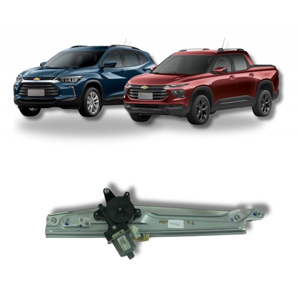 Maquina De Vidro Traseiro Esquerdo Chevrolet Montana 2023