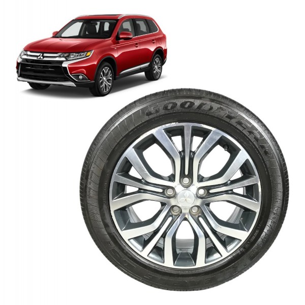 Roda C/ Pneu 225/55 Aro 18 Outlander 2.0 2016 17 18 19 2020