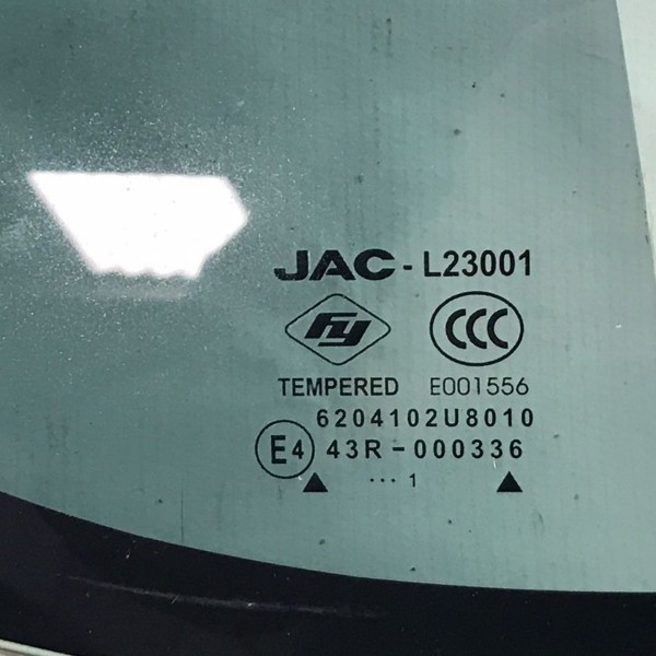 Vidro Fixo Traseiro Direito Jac J3 2011 2012 2013 2014