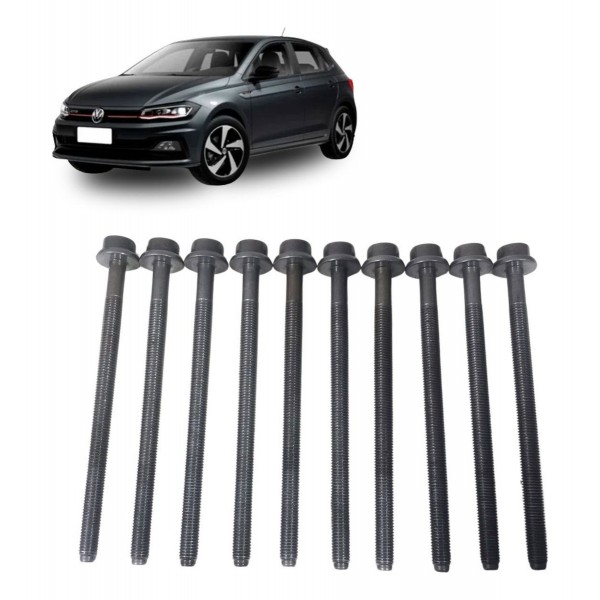 Parafuso Cabeçote Motor Volkswagen Polo 1.6 16v 2018 À 2021