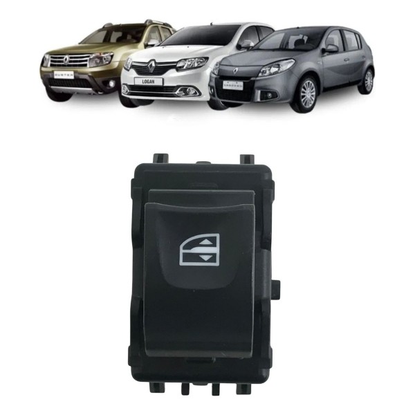 Botão Vidro Elétrico Renault Duster Logan Sandero 2016