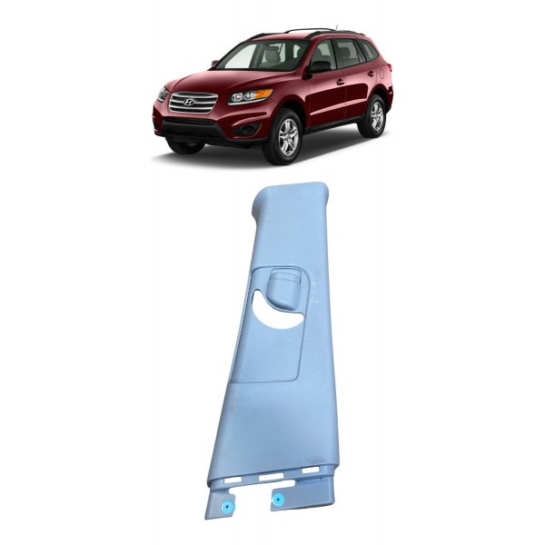 Moldura Coluna Central Dianteira Esquerda Santa Fe 2010 2011