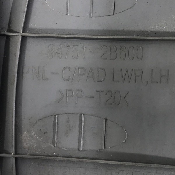 Acabamento Inferior Esquerdo Painel Santa Fé 2009 10 11 2012