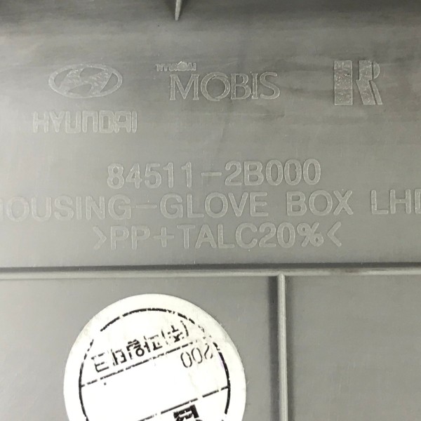 Porta Luvas Hyundai Santa Fé 2007 2008 2009 2010 2011 2012