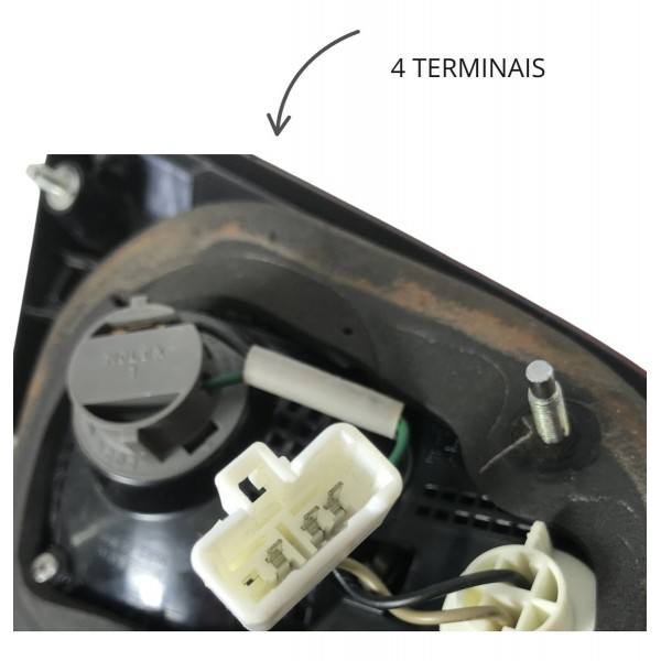 Lanterna Tampa Traseira Direita Santa Fe 2010 2011 2012