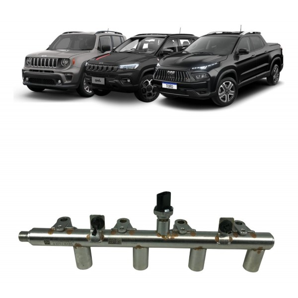 Flauta Bico Injetor Fiat Toro Compass Renegade 1.3 2021 2022