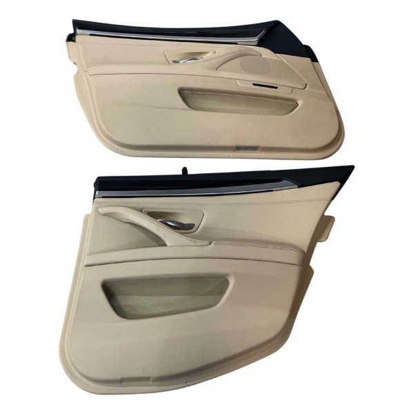 Jogo Forro De Porta Bege Bmw Serie 5 528i 2.0 2012 2013