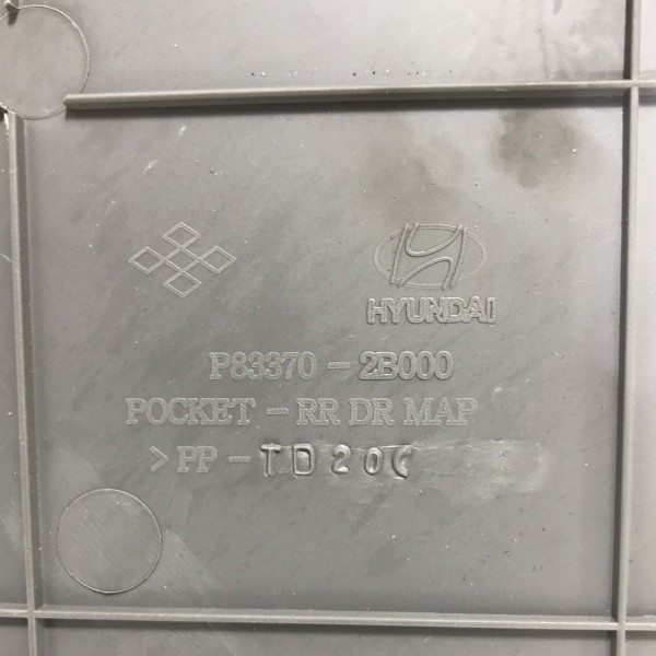 Forro De Porta Traseira Direita Santa Fe 2010 2011 Detalhe