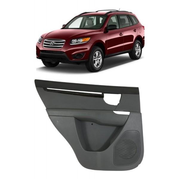 Forro Porta Traseira Esquerda Santa Fe 2010 2011 Detalhe