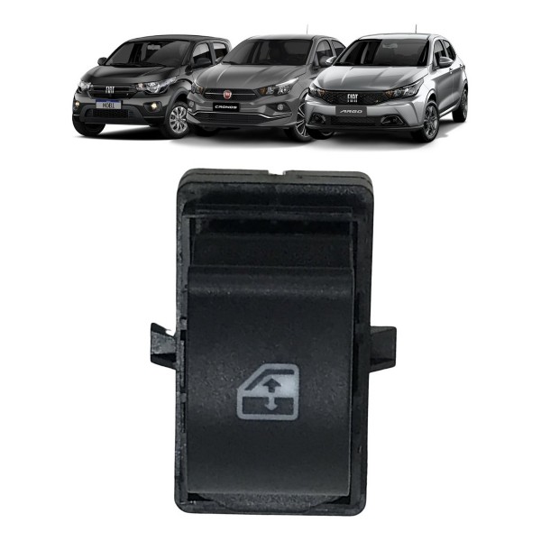 Botão Vidro Elétrico Argo Cronos Mobi Led 2017 A 2020