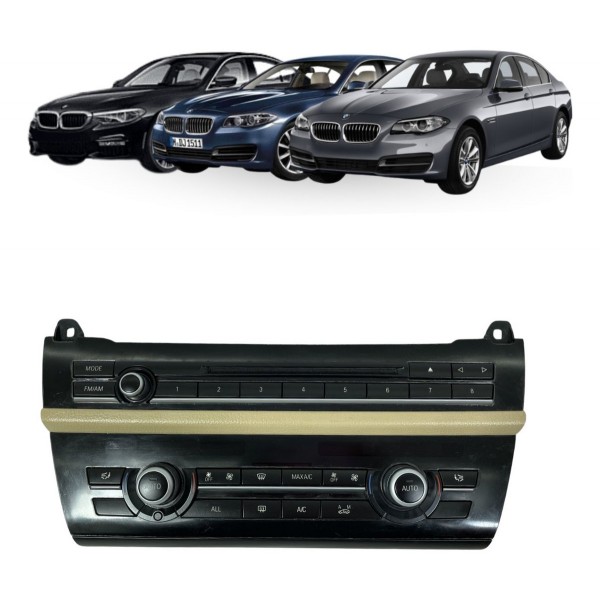 Comando Ar/ Rádio Bmw Serie 5 528i 530i 520i 2012 2013 2014