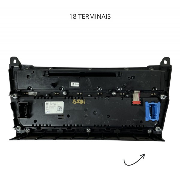 Comando Ar/ Rádio Bmw Serie 5 528i 530i 520i 2012 2013 2014