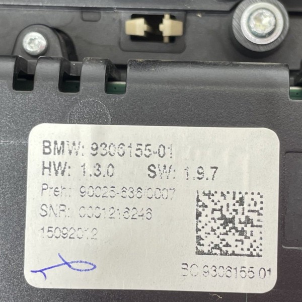 Comando Ar/ Rádio Bmw Serie 5 528i 530i 520i 2012 2013 2014