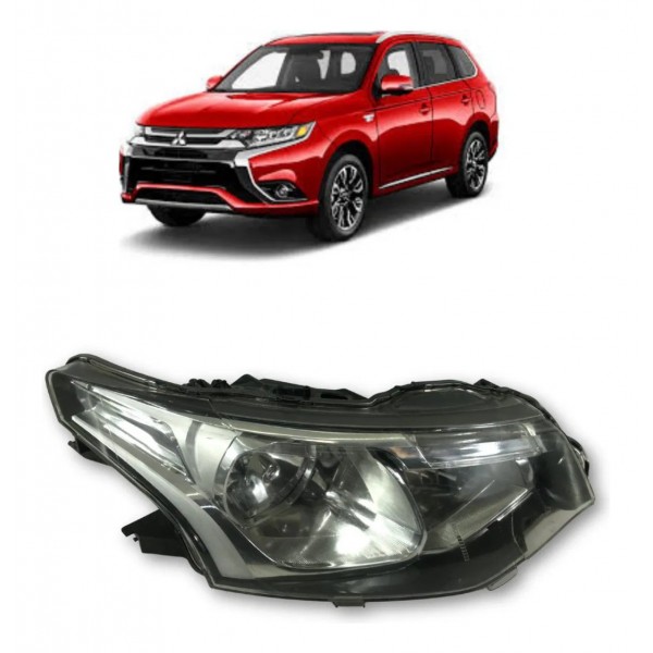 Farol Direito Mitsubishi Outlander 2014 2015 Retirada Peças