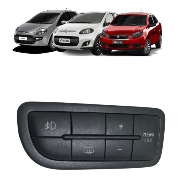 Botão Milha Desembaçador Fiat Palio Punto Siena 2009 A 2015