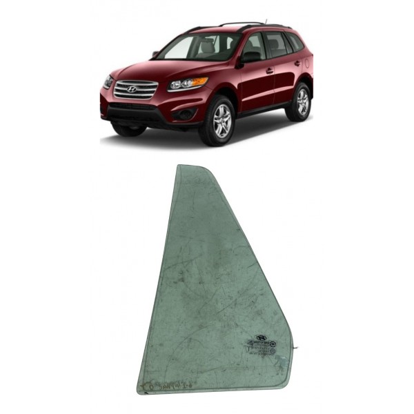 Vidro Fixo Traseiro Direito Hyundai Santa Fe 3.5 2010 2011