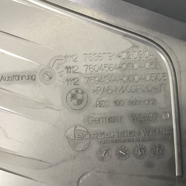 Tampa Capa Motor Bmw Serie 5 528i 2.0 2011 2012 2013 2014