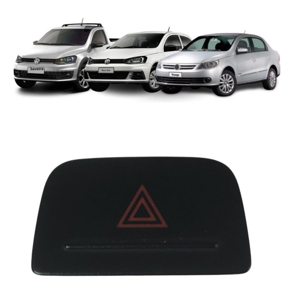 Botão Pisca Alerta Vw Gol Saveiro Voyage 2009 2010 A 2013