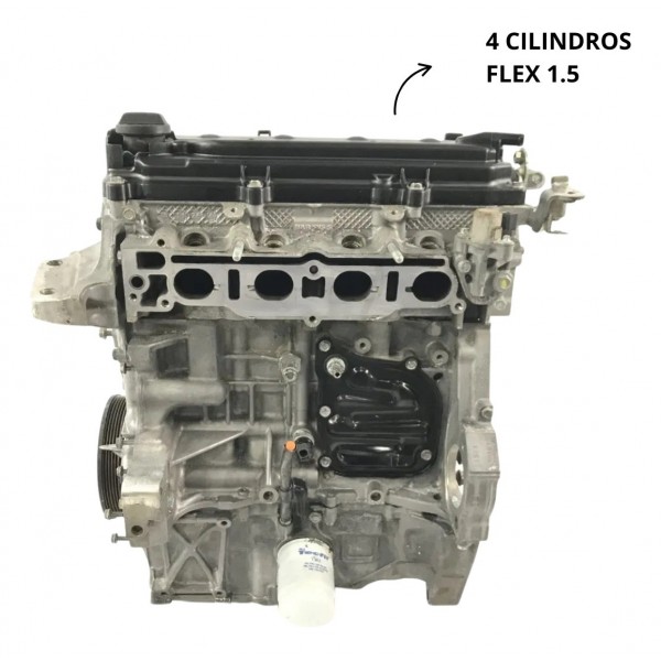 Motor Parcial Honda Fit Lx 1.5 16v Cvt 2015 2016 2017