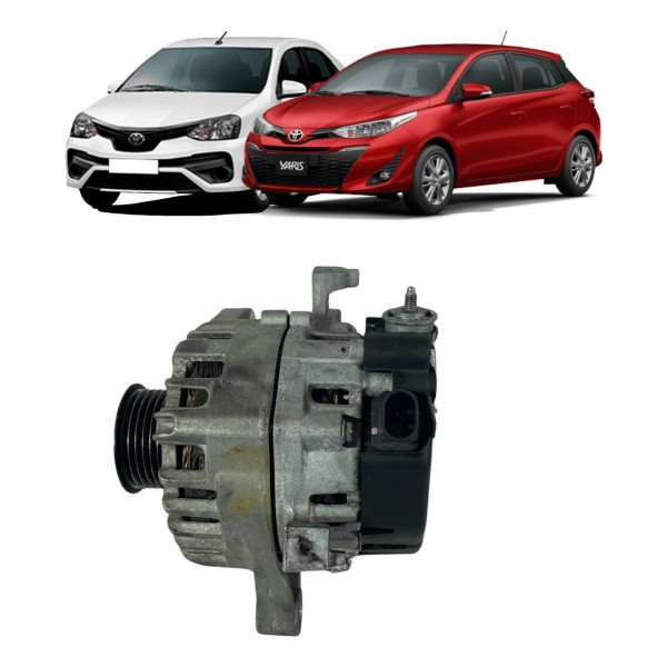 Alternador Toyota Etios Yaris 1.3 1.5 2018 2019 2020 2021