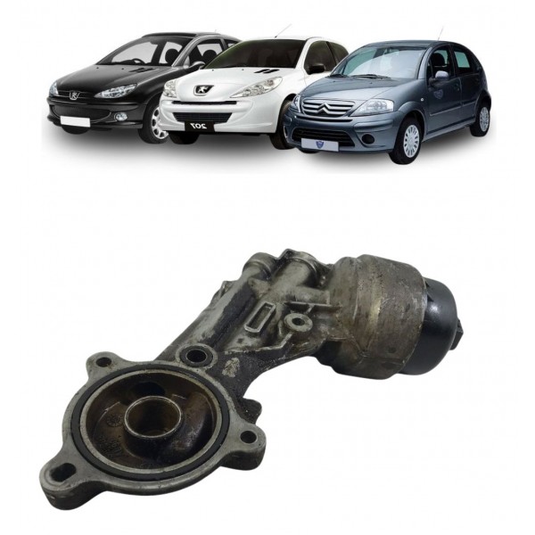 Suporte Filtro Óleo Citroen C3 207 1.4  2011 2012 Detalhe