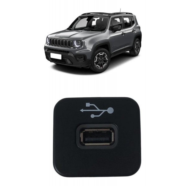 Entrada Usb Jeep Renegade 1.8 2015 2016 2017 2018 A 2021