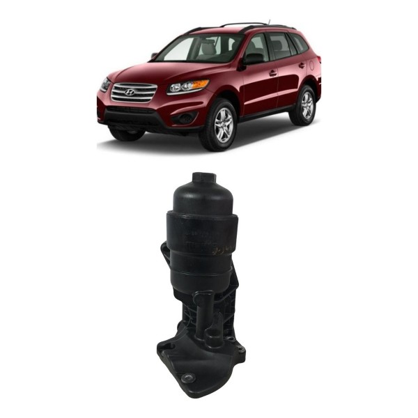 Suporte Filtro Óleo Hyundai Santa Fe 3.5 2010 2011 2012 2013