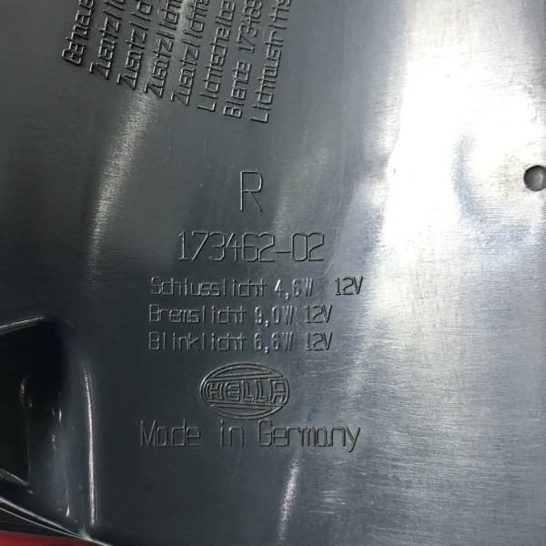 Lanterna Direita Bmw Serie 5 550i 528i 535i 2.0 2013 14 2015 Direito/passageiro