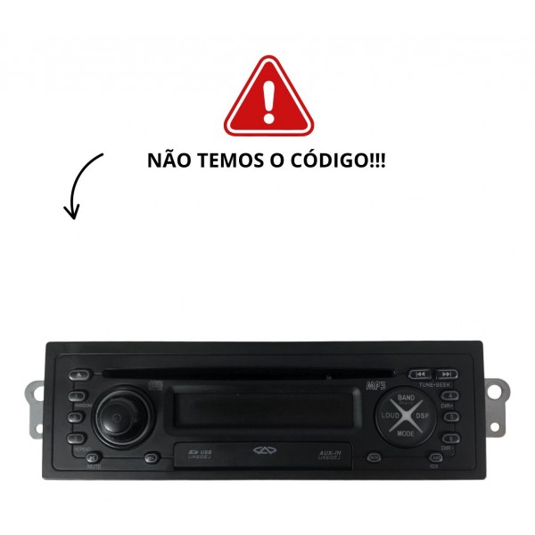 Som Rádio Cd Player Chery Qq 2011 2012 2013 2014