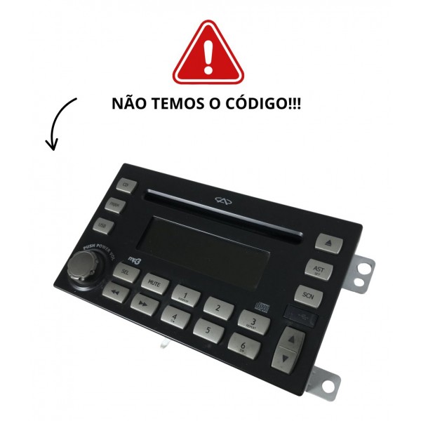 Rádio Som Leitor Chery Cielo 1.6 2010 2011 2012 2013 2014