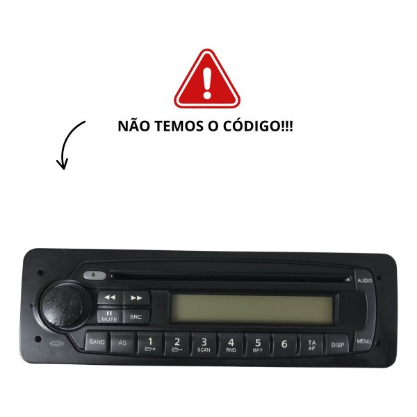Rádio Cd Player Fiat Doblo 2011 2012 2013 C/detalhe