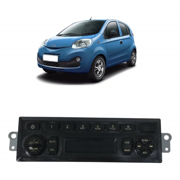 Rádio Cd Player Multimídia Chery Qq 2017 2018 2019 Detalhe