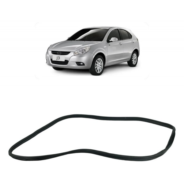 Borracha Vedação Porta Dianteira Direita Jac J3 2012 13 2014