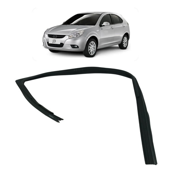 Borracha Canaleta Dianteira Esquerda Jac J3 2011 12 13 2014