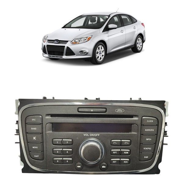 Rádio Cd Player Ford Focus 2008 2009 2010 2011 2012 2013