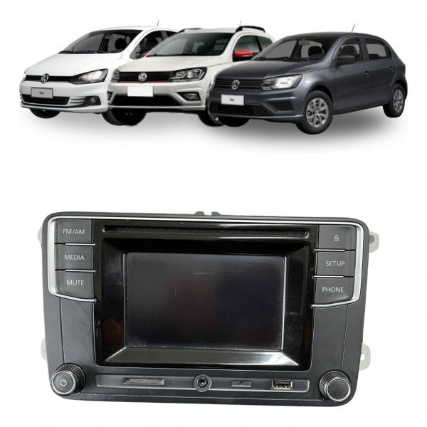 Central Multimídia Vw Fox Gol  Saveiro 2017 2018 A 2021