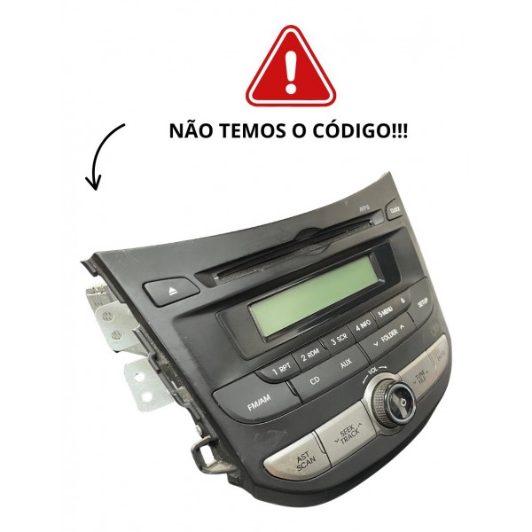 Rádio Cd Player Mp3 Hyundai Hb20 2012 2013 2014 2015 2016