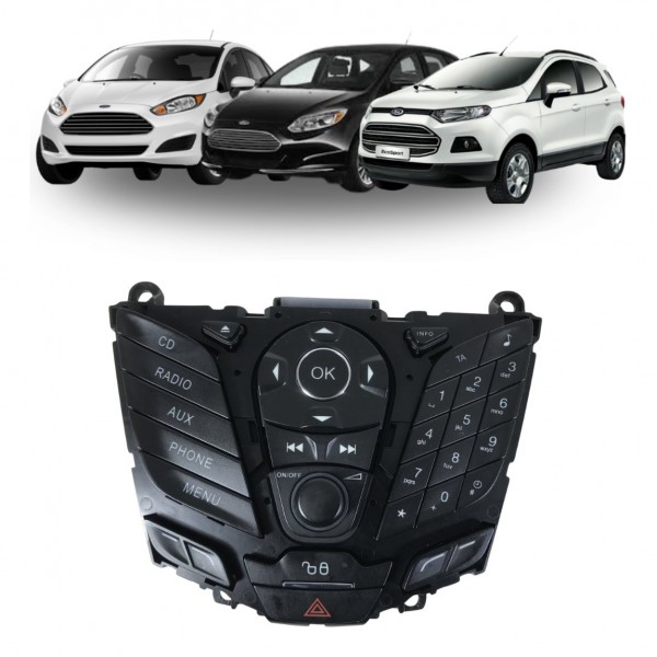 Comando Central Mídia Ford Ecosport Focus Fiesta 2015 2016